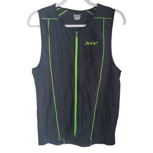 Zoot Cycling Jersey Shirt Women's Size XL Black Sports Outdoor Athletic Pockets